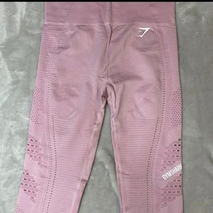 Gymshark Flawless knit high color pink leggings
